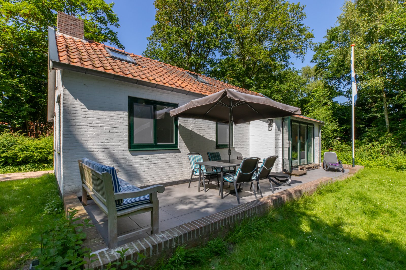 Leuk 4 persoons vakantiehuis onderaan de duinen in Vrou