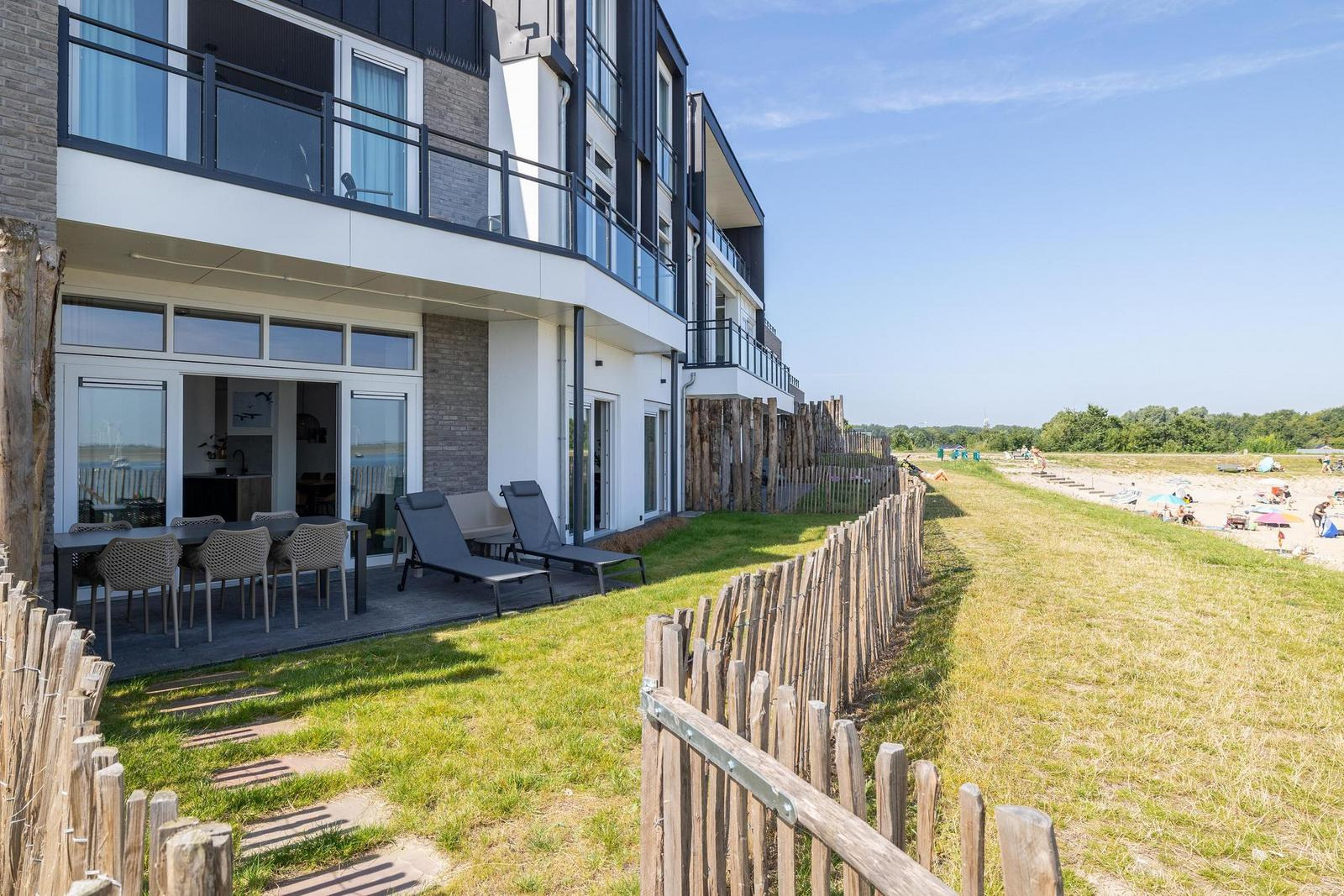 Stijlvol 4 persoons appartement in de Jachthaven met ui