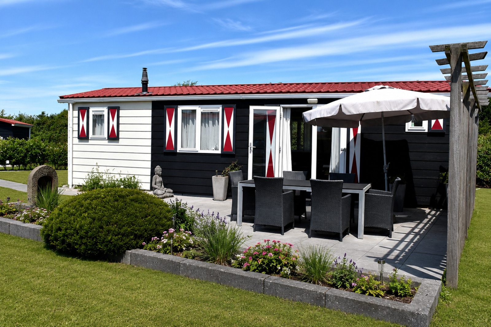 Ruim chalet voor 6 personen, dichtbij strand en natuur